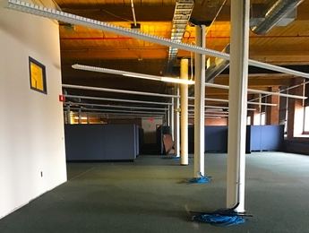 Commercial space cleared out and swept clean by MRC